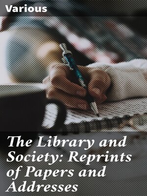 cover image of The Library and Society